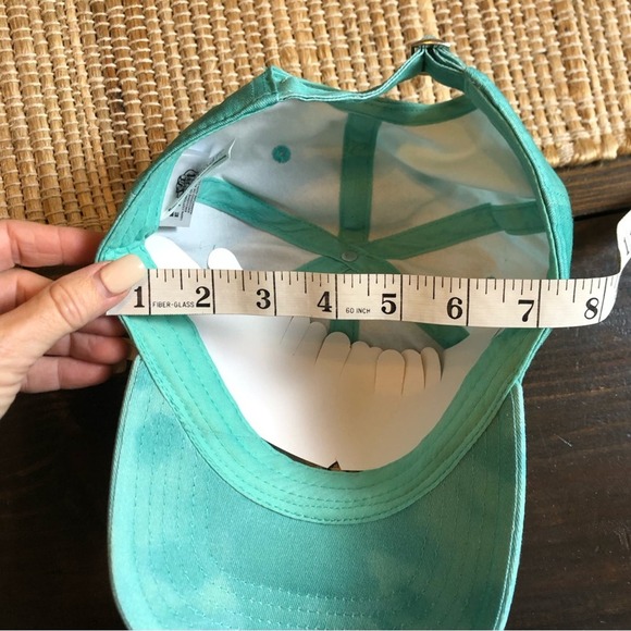 New SpongeBob SquarePants Baseball Hat Cap Green Tie Dye One Size Embroidered - Picture 3 of 9